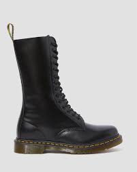 1914 Smooth Leather Tall Boots | Dr. Martens